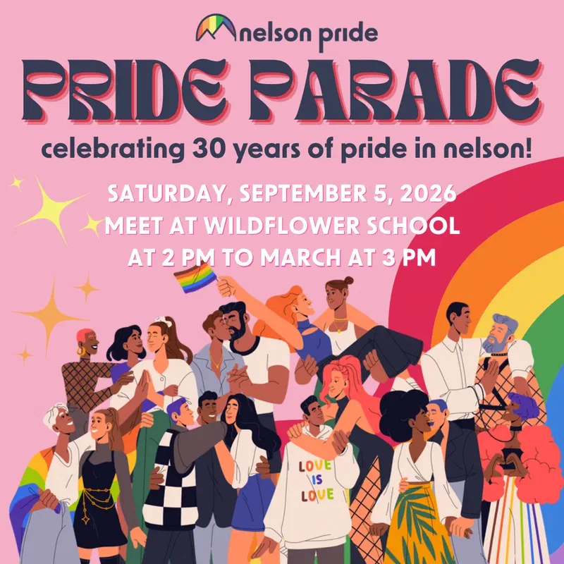 Pride Parade, Nelson Pride 2026 social post