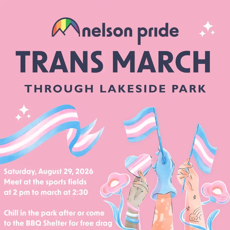 Trans March, Nelson Pride 2026 social post